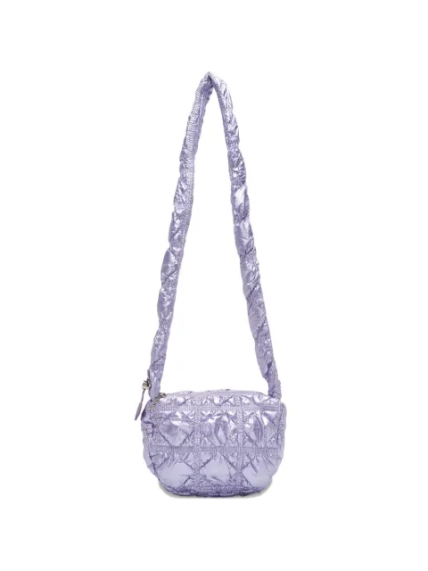 CARLYN Poing quilted cross body bag Purple H73101010