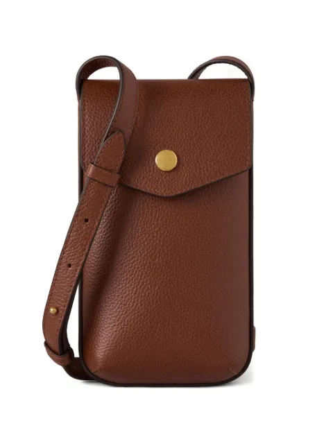 Mulberry flap textured phone mini bag Brown RL9007552
