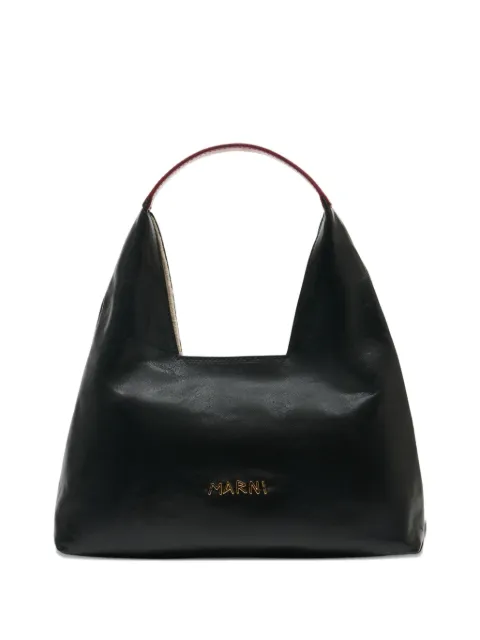 Marni mini leather shoulder bag Black BMMP0171U0P8914
