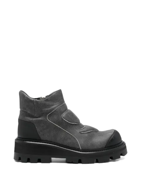 GmbH Aeon top-stitching boots Grey FGBHMAELB07106