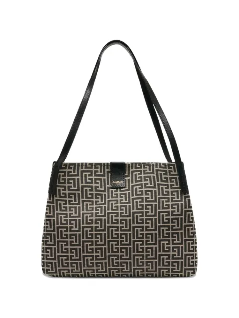Balmain small Release shoulder bag Neutrals GN1FE033TJMB