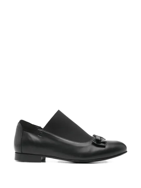 Stefan Cooke bow-detail loafers Black FSTCWEOPS09099