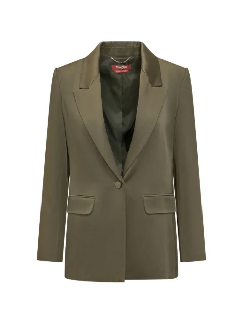 Max Mara notched lapel blazer Green 2616041023600