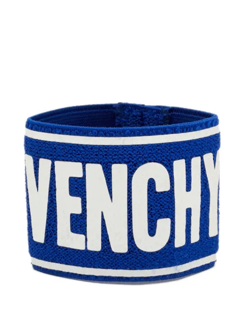 Givenchy Pre-Owned logo-detail wristband Blue 1245679