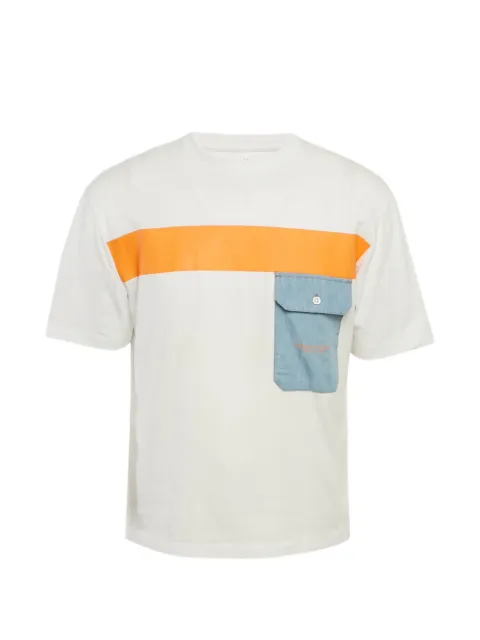 Armani Exchange stripe-detail pocket T-shirt White 1253164
