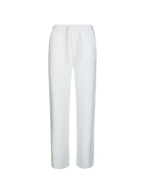 DONDUP drawstring cotton track pants White DP860KF0254DMI9
