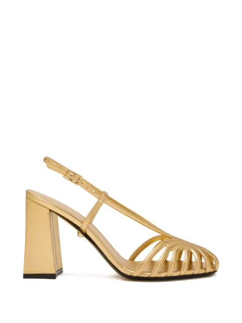 Alevì 90mm Marta slingback pumps Gold L26SC017Q0795G03