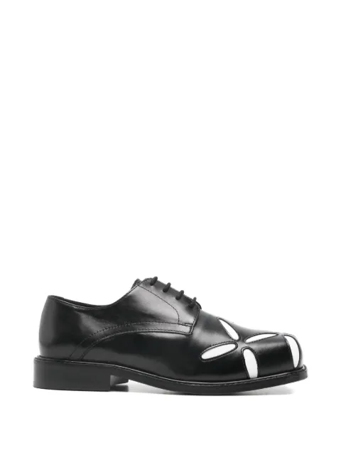 Stefan Cooke square-toe oxford shoes Black FSTCWSLST91009