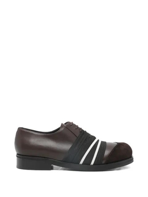 Stefan Cooke elastic-detail biker derby shoes Brown FSTCMEBKD50709