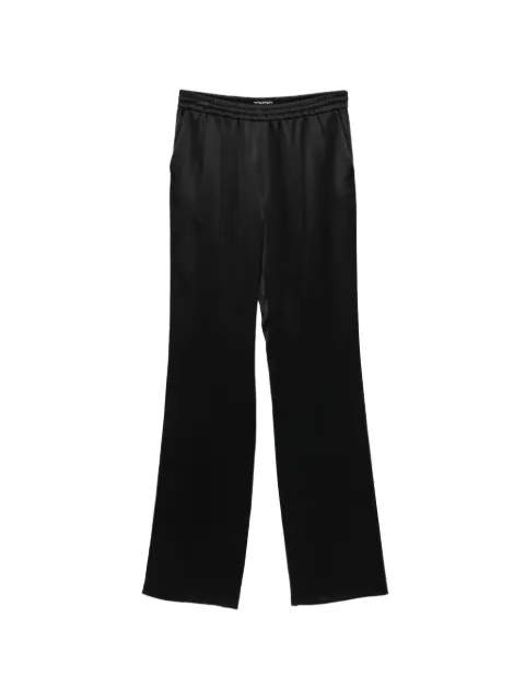 TOM FORD stripe-detail track pants Black PAW678FAX1669