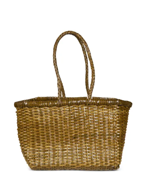 DRAGON DIFFUSION small weave tote bag Green DGS68804
