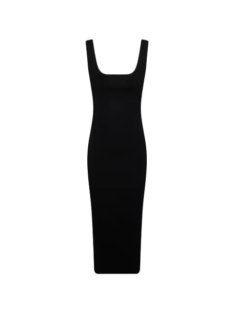 ENTIRE STUDIOS square-neck midi dress Black ESSS26DR03237