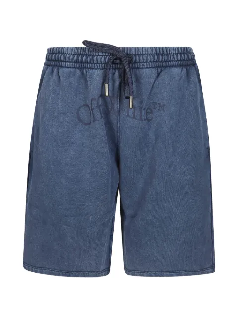 Off-White dawstring cotton shorts Blue 44MCI013S26F005401