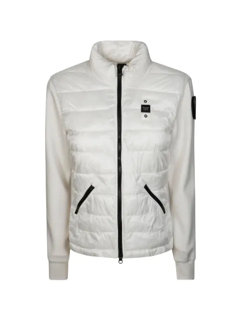 Blauer Biker zip-up quilted jacket White 26SBLDC02206007459