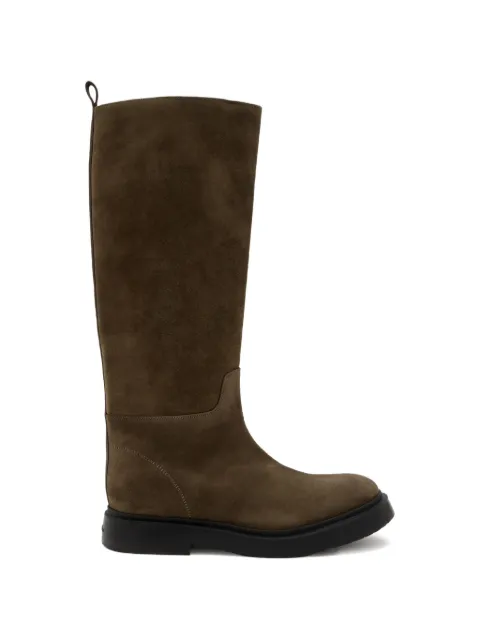 Proenza Schouler Bank suede knee boots Brown SH261085