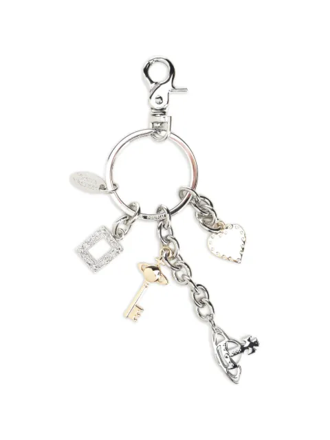 Vivienne Westwood multi-charm keyring Silver 8203012PUOM001F