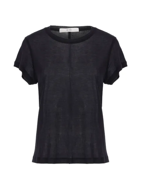Co rolled t-shirt Black 2218NCR001