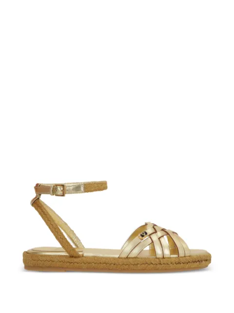 Valentino Garavani VLogo Signature flat espadrilles Gold WS0NZ9ESG