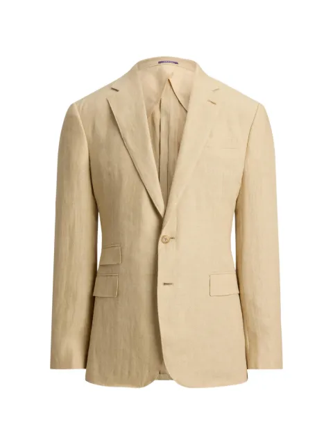 Ralph Lauren Purple Label Kent hand-tailored linen suit jacket Neutrals 798P11428