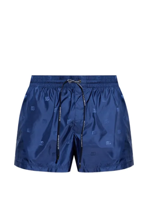 Dolce & Gabbana logo-print swim shorts Blue M4A06TFJSDD