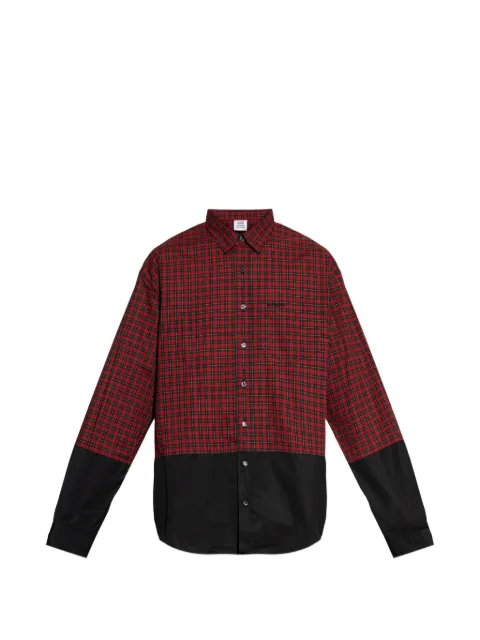 VETEMENTS checked shirt Red ME76SH033RB26114