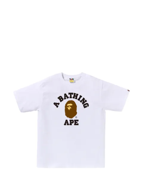 A BATHING APE® College T-shirt White 001TEM301001M