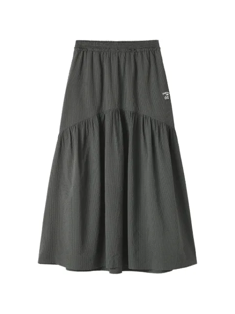 FINGERCROXX ruffled maxi skirt Grey FFXSKW01371X