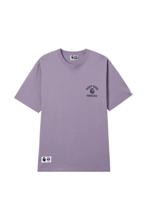 FINGERCROXX printed T-shirt Purple FFXTEM01249X
