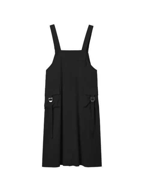 izzue multiple-pocket midi dress Black IZXDSW00836X