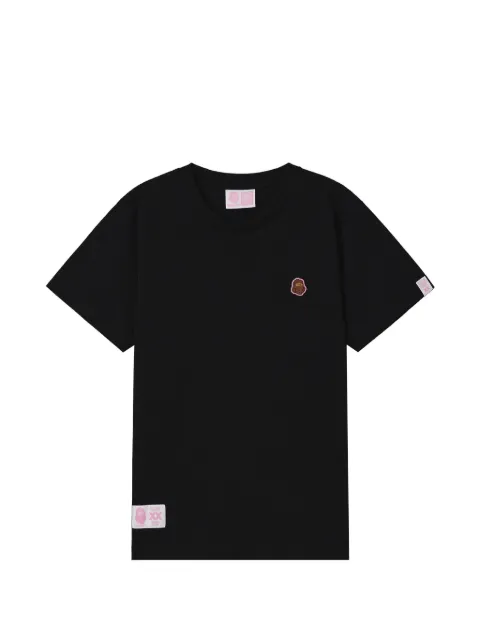 FINGERCROXX logo-patch T-shirt Black FFXTEW01266X