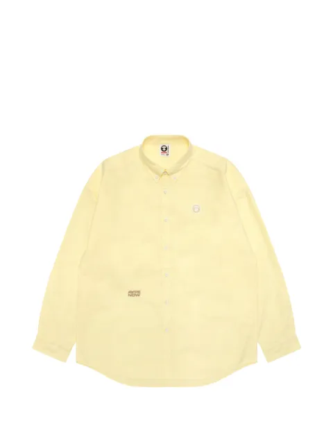AAPE BY *A BATHING APE® embroidery shirt Yellow AST8555XXQ