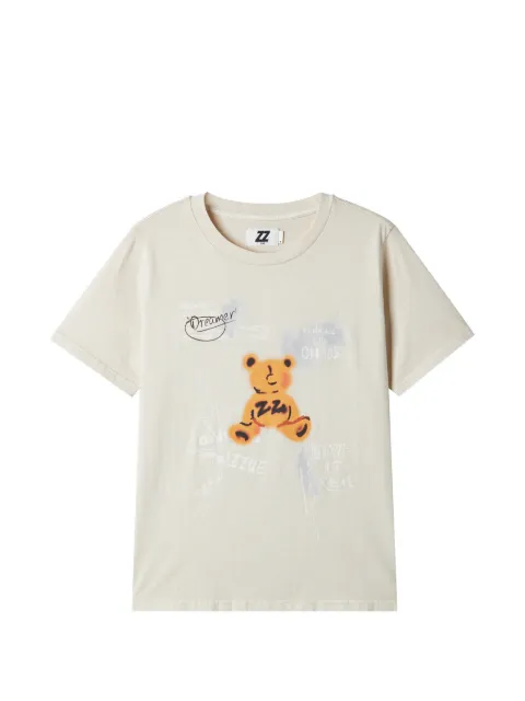 izzue graphic T-shirt Neutrals IZXTEW00903X