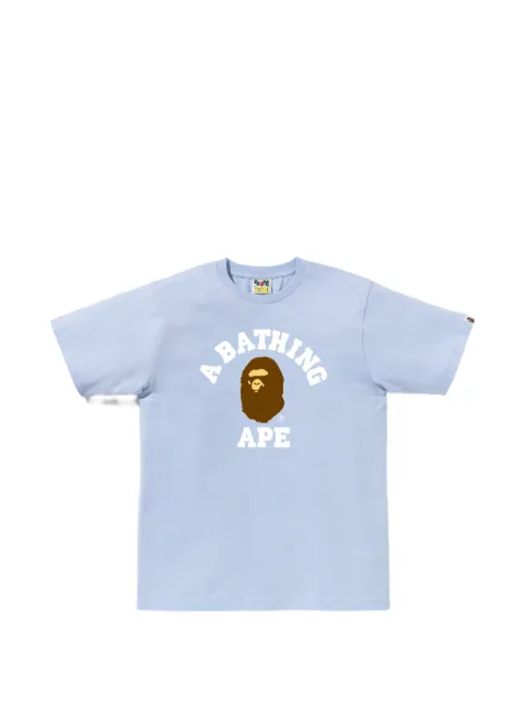A BATHING APE® graphic T-shirt Blue 001TEM301001M