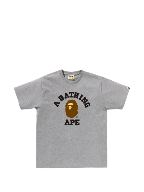 A BATHING APE® logo T-shirt Grey 001TEM301001M