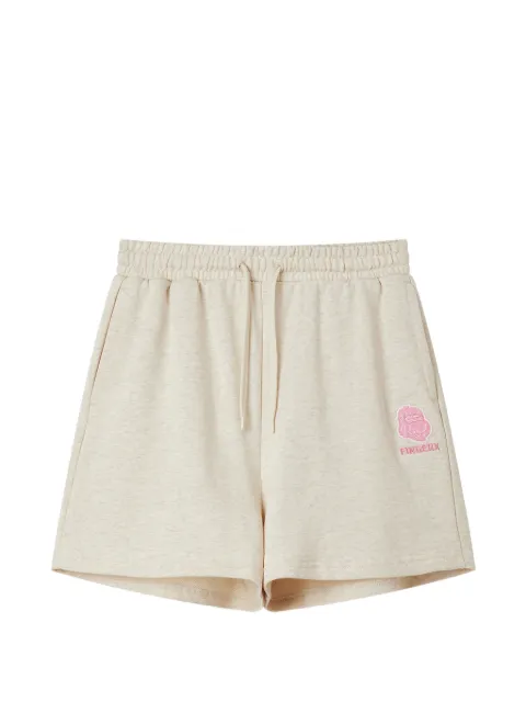 FINGERCROXX drawstring patch shorts Neutrals FFXSPW01265X