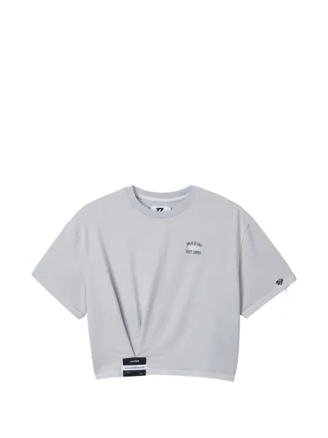 izzue twisted cropped T-shirt Grey IZXTEW00900X