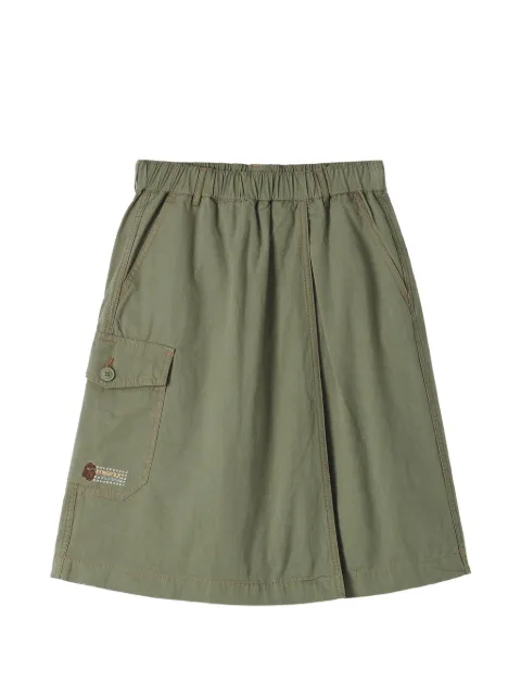 FINGERCROXX logo-detail cargo-pocket skorts Green FFXPTW01355X