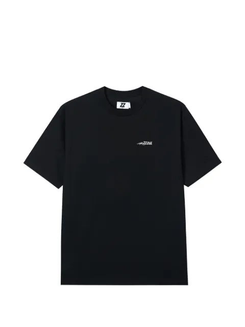 izzue graphic cotton T-shirt Black IZXTEM00449X