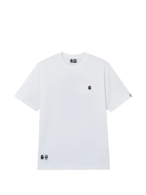 FINGERCROXX embroidery T-shirt White FFXTEM01245X
