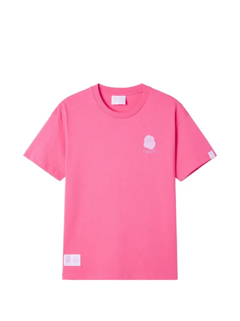 FINGERCROXX logo-embroidered T-shirt Pink FFXTEW01267X