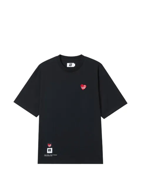 izzue logo-embroidered T-shirt Black IZXTEM00651X
