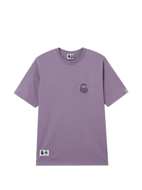 FINGERCROXX logo-patch T-shirt Purple FFXTEM01246X