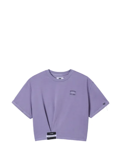 izzue logo-patch T-shirt Purple IZXTEW00900X