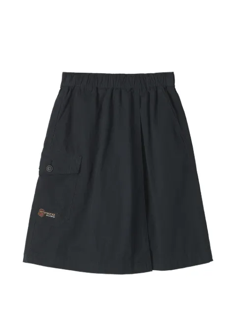 FINGERCROXX logo-detail cargo-pocket skorts Grey FFXPTW01355X