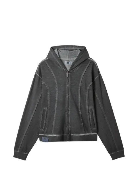 izzue zip-up hoodie Grey IZXSWM00471X