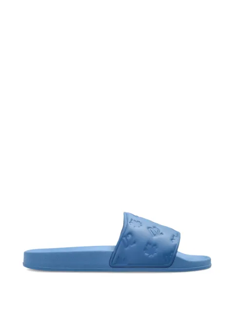 DSQUARED2 debossed slides Blue FSM009035008877