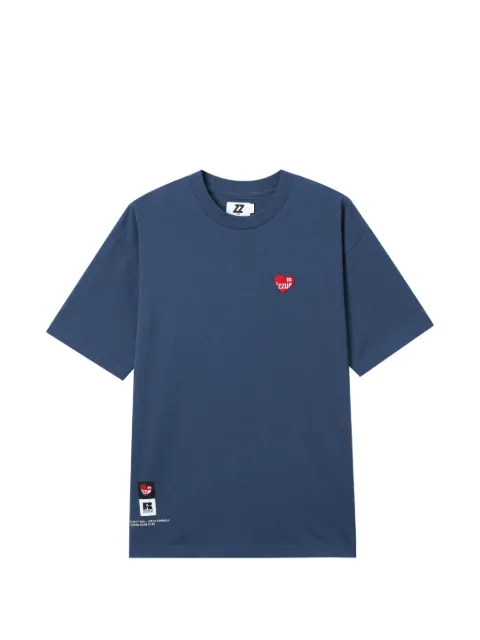 izzue heart-patch T-shirt Blue IZXTEM00651X