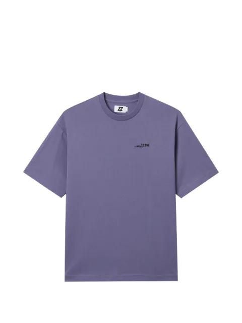 izzue logo-print T-shirt Purple IZXTEM00449X