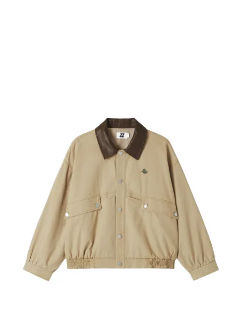 izzue button-fastening jacket Neutrals IZXLJW00804X