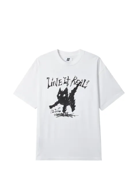 izzue graphic-print T-shirt White IZXTEM00462X